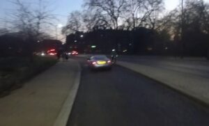 Hyde Park cycle lane