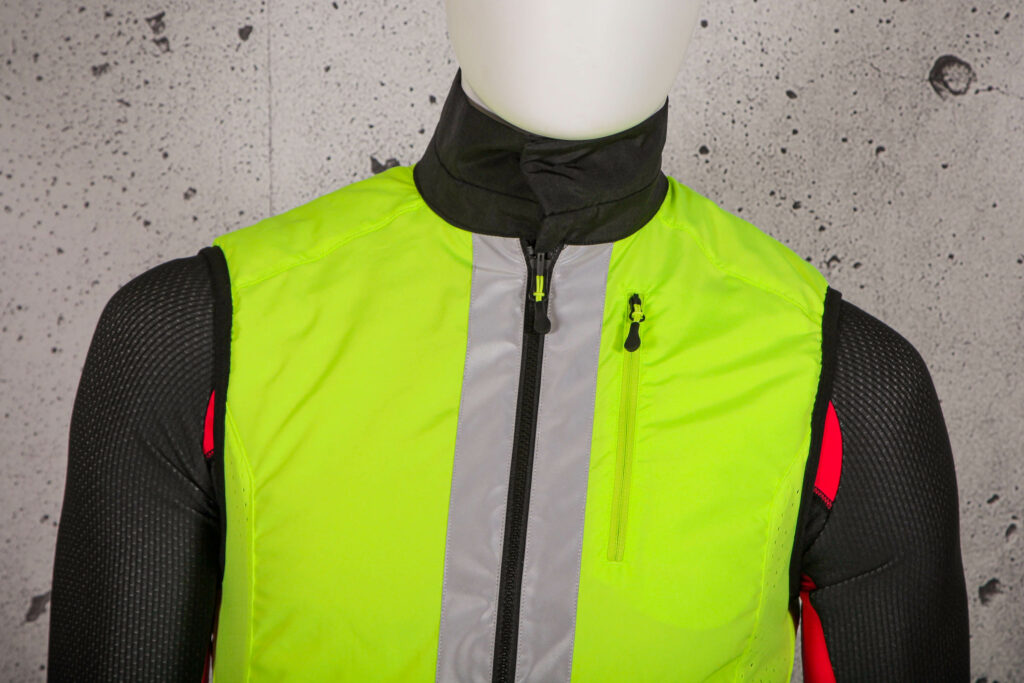2021 BTWIN Mens Visability PPE Certified Sleeveless Reversible Gillet 500 – hi-viz side – chest.jpg