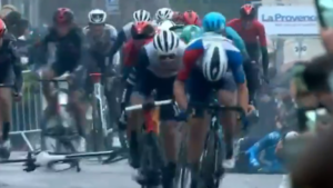 Tour de la Provence finish crash