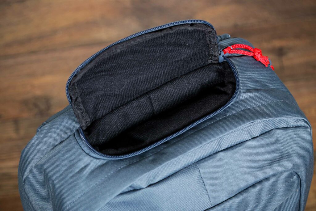 2021 100% Transit Backpack – top pocket open.jpg