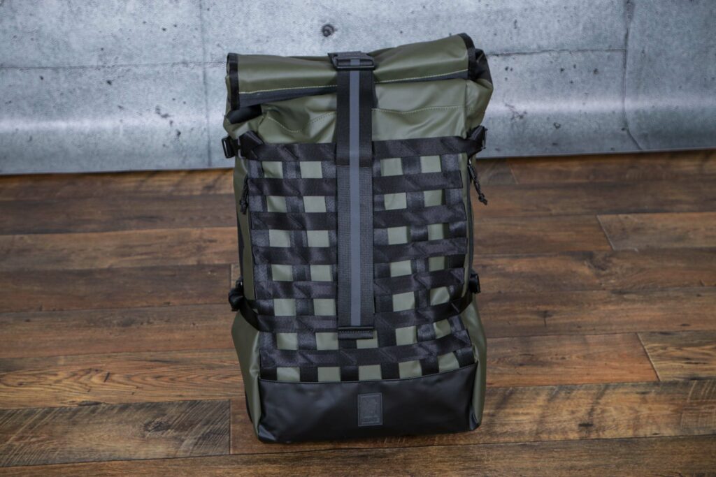 2021 Chrome Barrage Freight Backpack – front and webbing.jpg