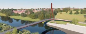 Worcester cycling bridge