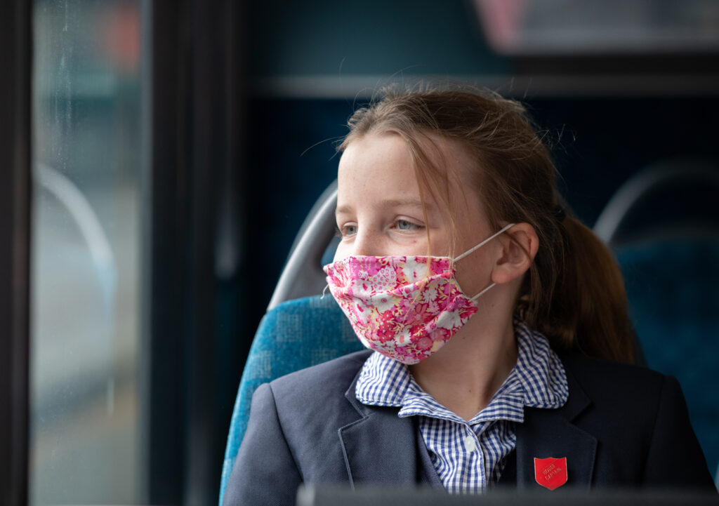 TfL Image – pupil on bus