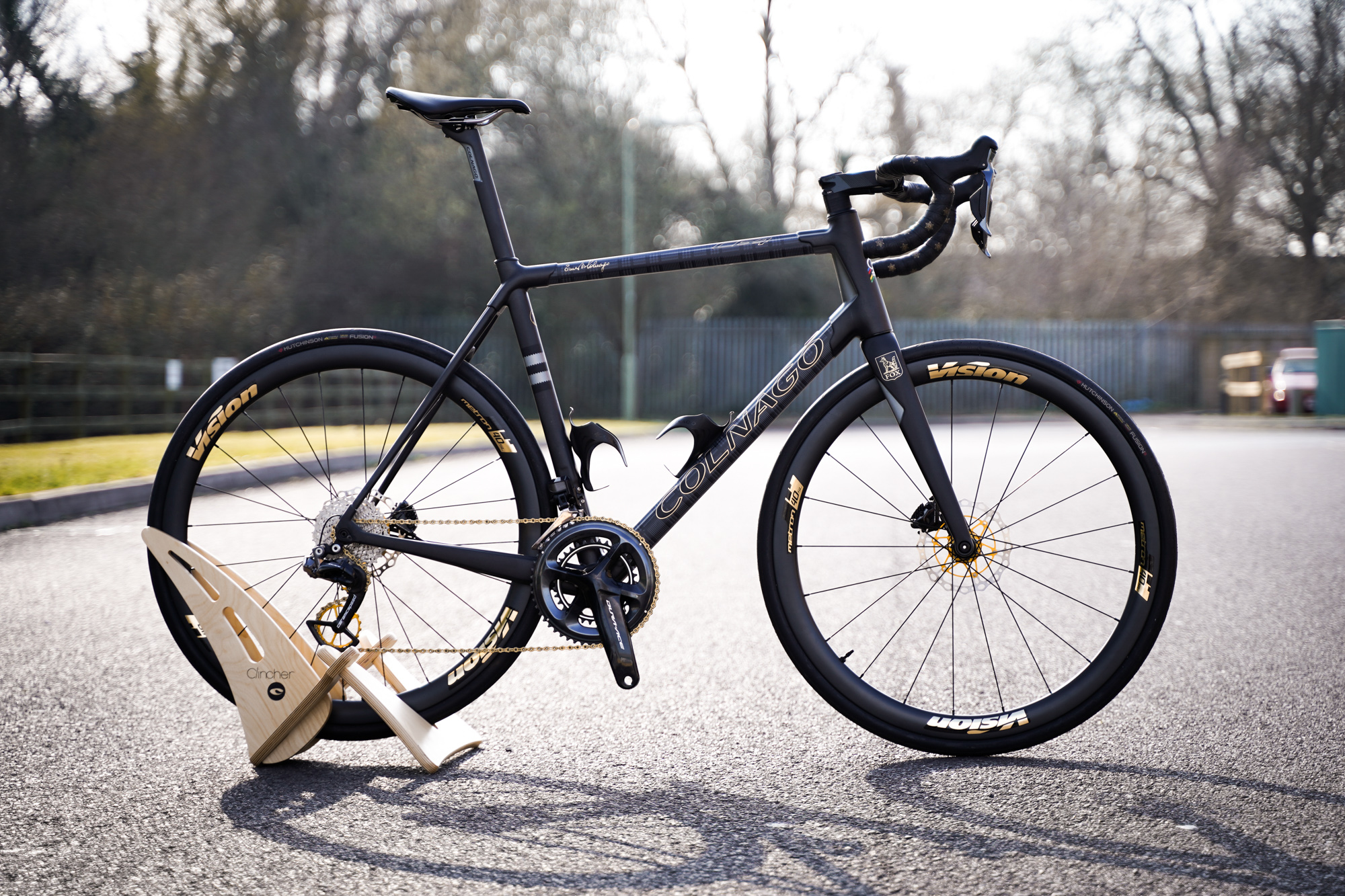 希少　COLNAGO サイクリングジャケット　ウィンドブレーカー Mサイズ黒 2_8441e663-d9d9-4b61-a7bb-