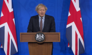 Boris Johnson briefing