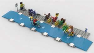Lego cycle lanes