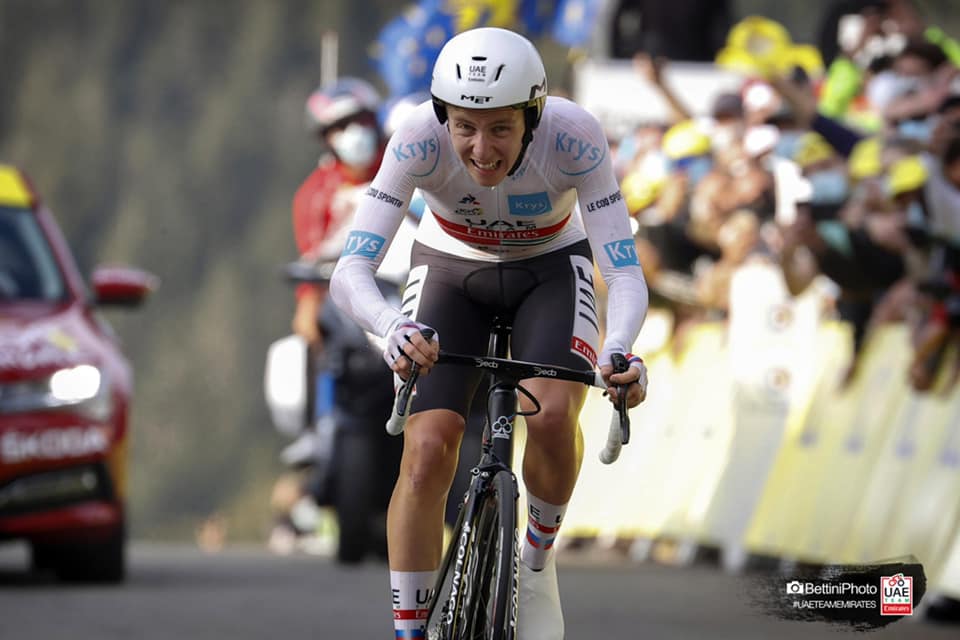 2020 Tour de France Pogacar Hill Climb