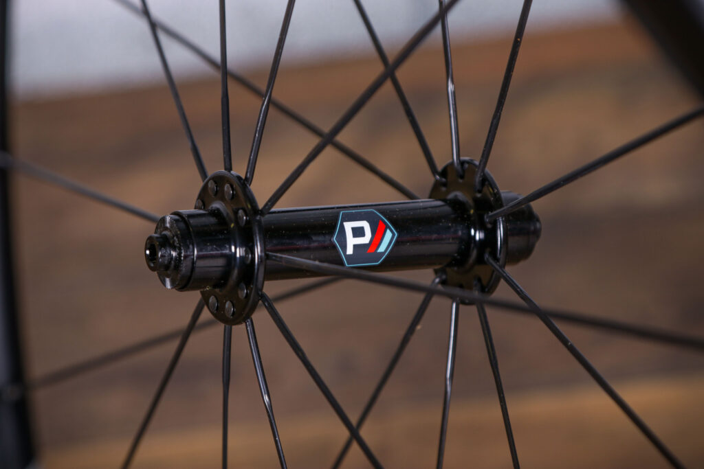 2021 Pacenti Carbon PR50 rim brake wheel set 700c – front hub.jpg