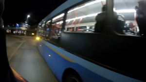 BX13JSZ starts overtake turns left, video from bus at end – national express 0-4 screenshot