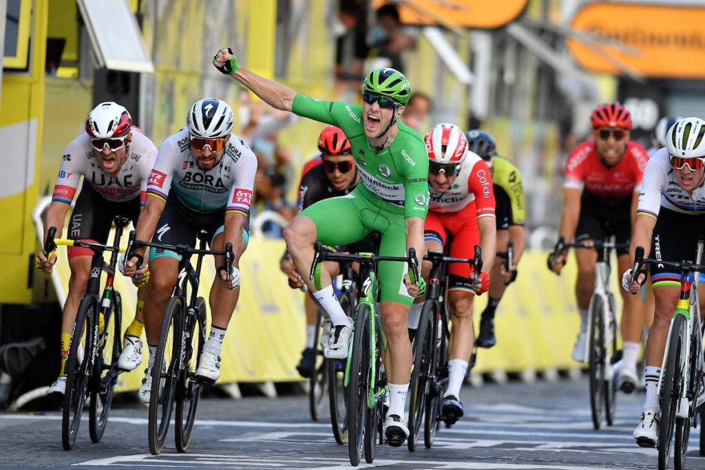 Bennett stage win green jersey