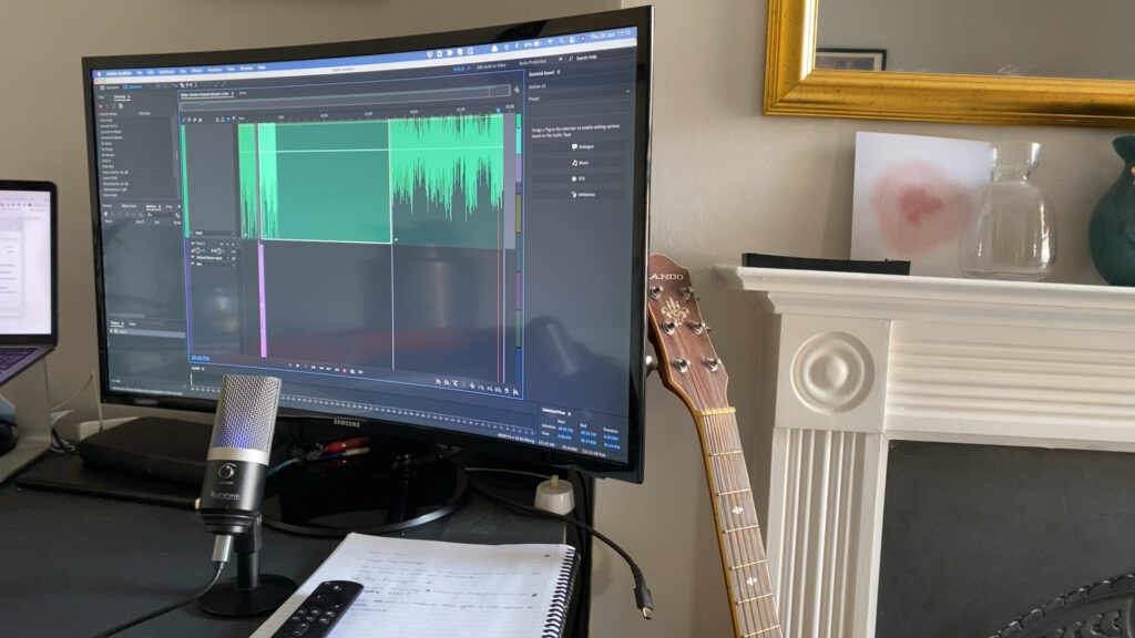 podcast recording