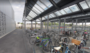Cambridge North cycle parking