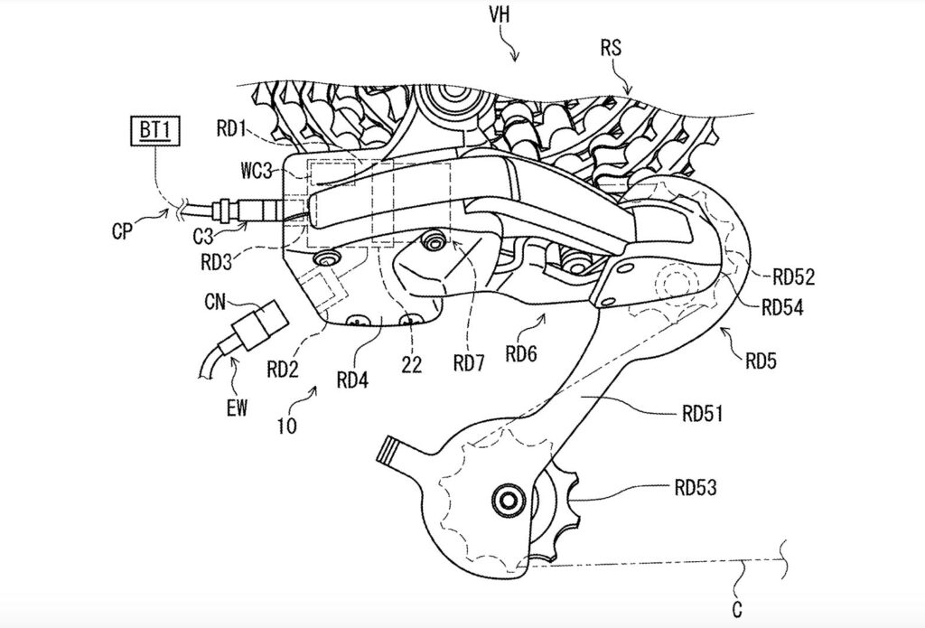 Shimano Dura Ace 9200 rear derailleur patent