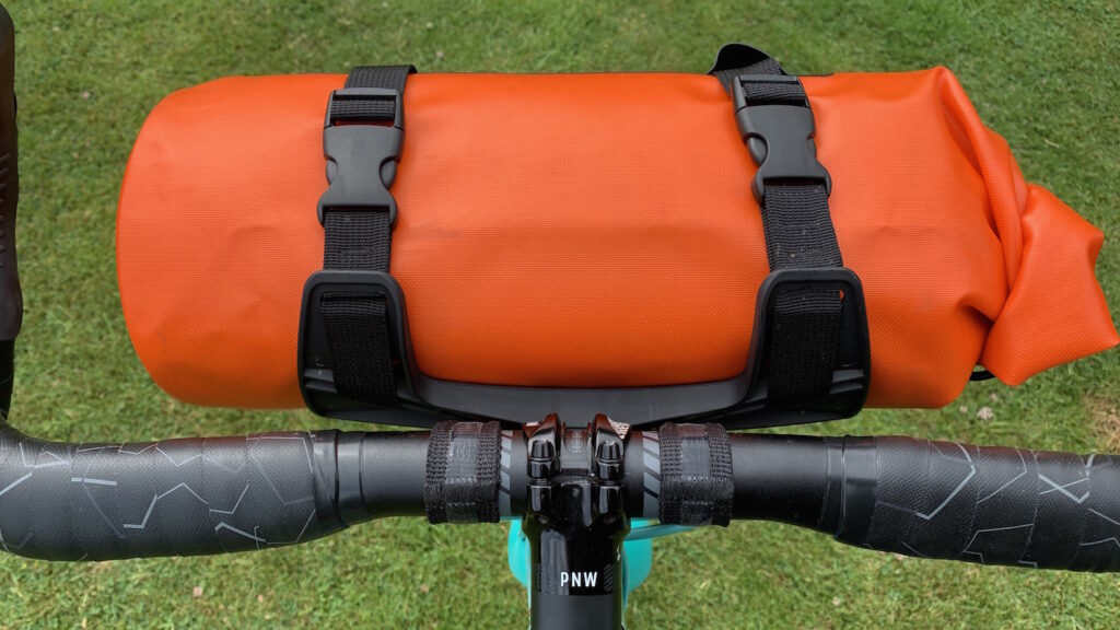 2021 Aeroe Spider Handlebar Cradle on bike above