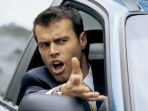 Angry driver (CC licensed by John Greenfield via Flickr)