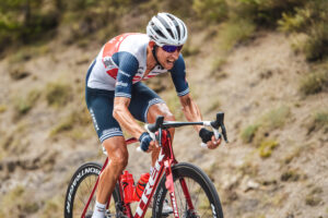 Bauke Mollema on his way to winning Stage 14 of 2021 Tour de France