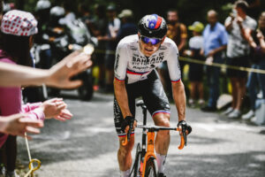 Matej Mohoric on his way to winning Stage 7 of the 2021 Tour de France