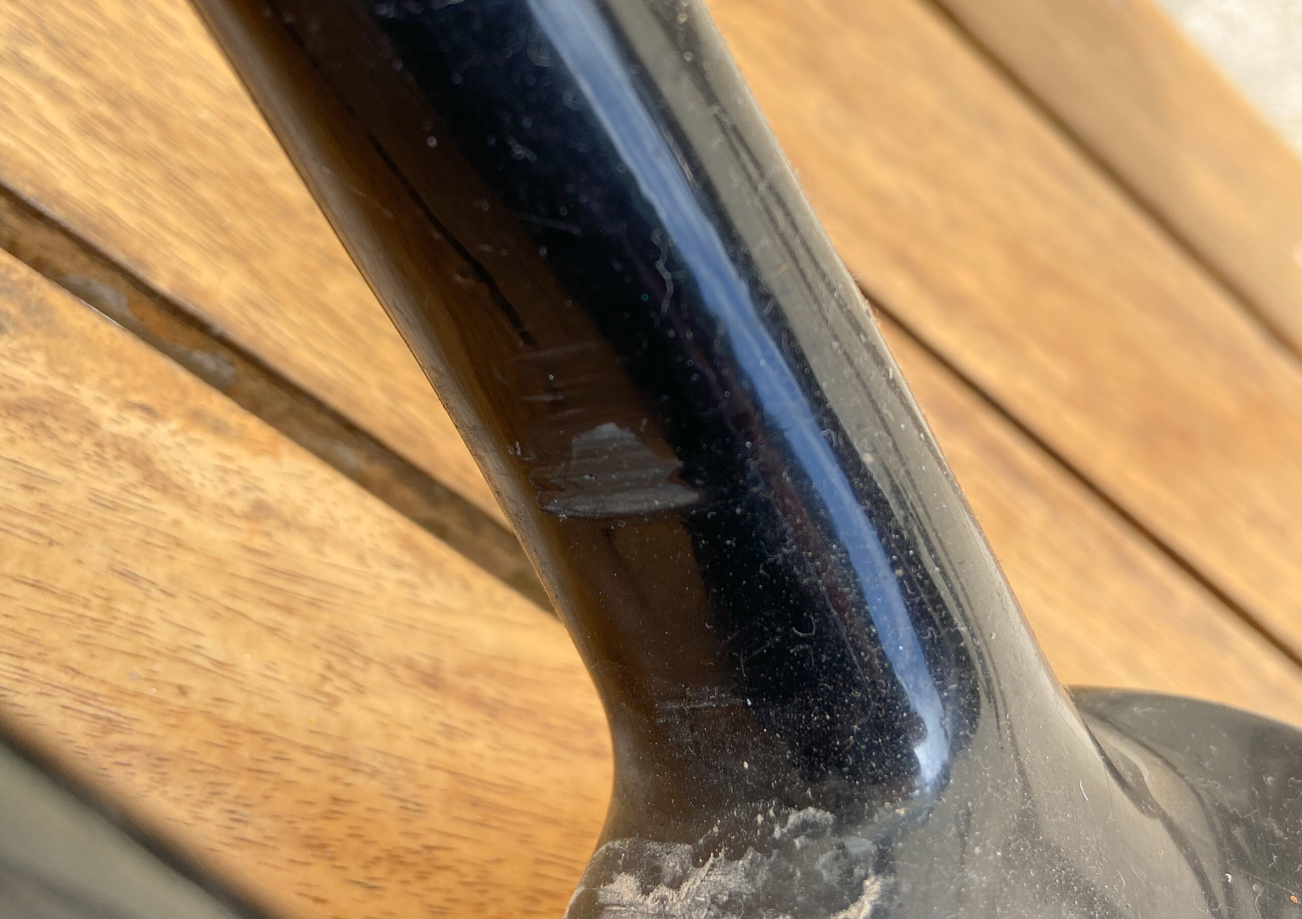 Rim brake damage