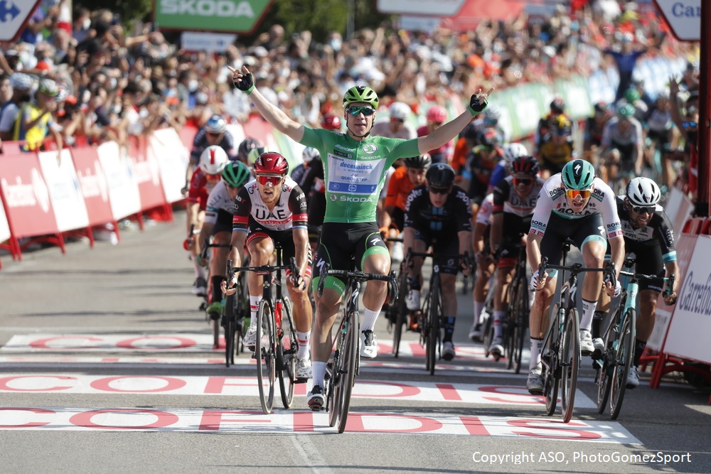Fabio Jakobsen wins 2021 Vuelta Stage 21 Copyright ASO, PhotoGomezSport