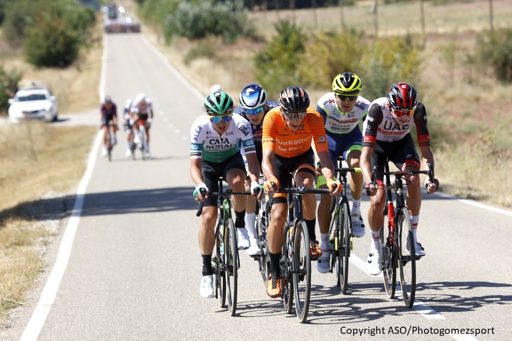 Vuelta 2021 Stage 3 break