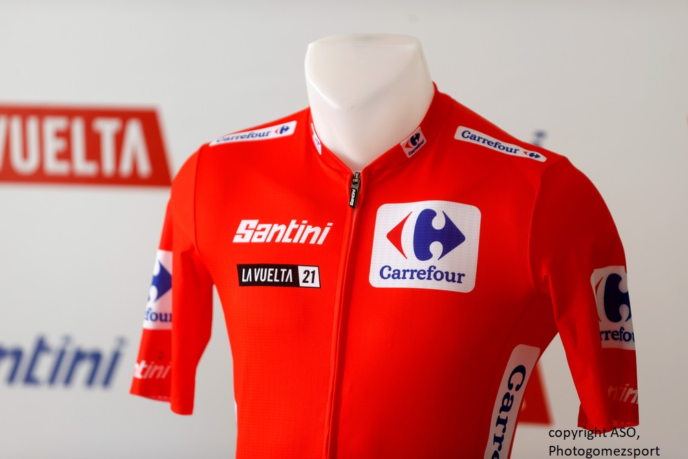 Vuelta red jersey (copyright ASO, Photogomezsport)