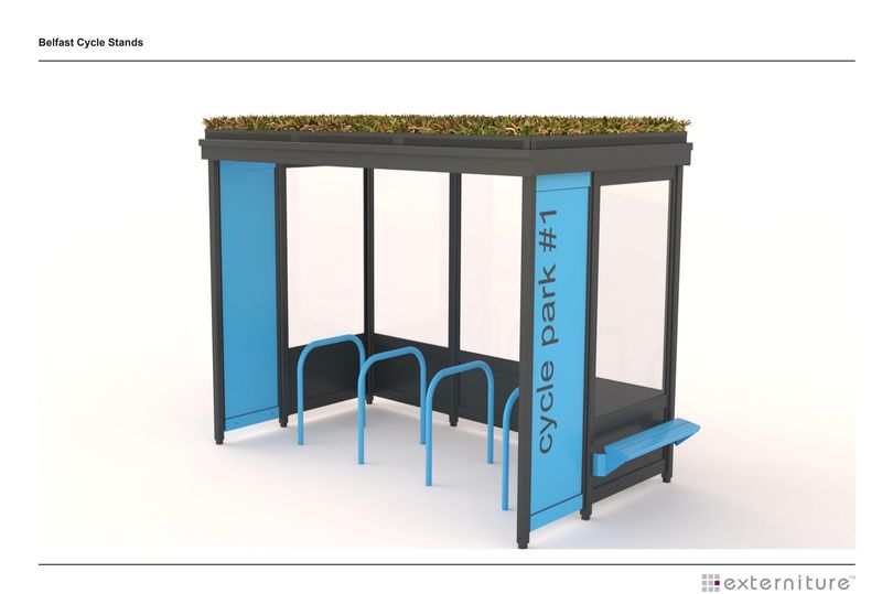 Belfast bike stand: Credit Externiture