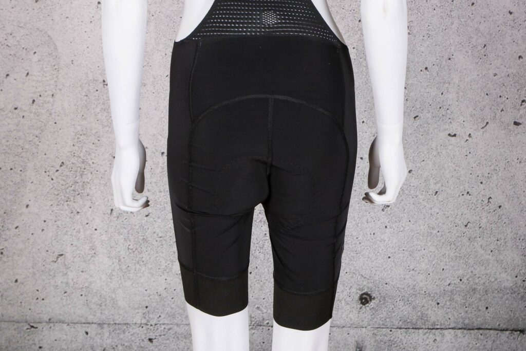 2021 Megmeister Womens L8 Bib Shorts &ndash; legs back.jpg