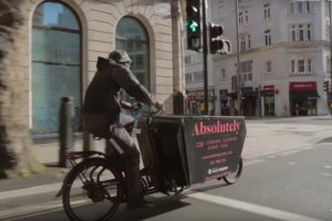 London e-cargo bike courier
