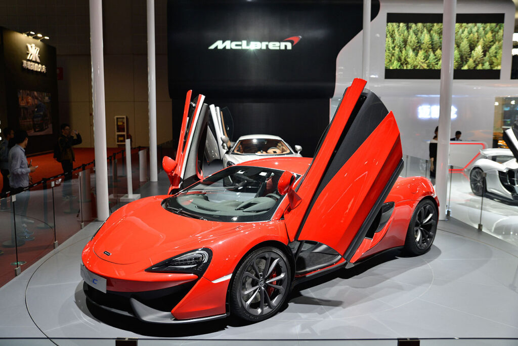 McLaren 540C (CC licensed by emperornie via Wikimedia)