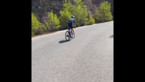 Mark Cavendish training