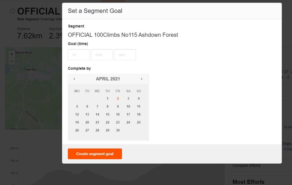 Strava segment goal.JPG
