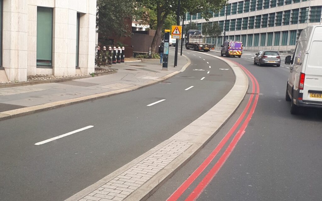 “Oversized bike lanes”