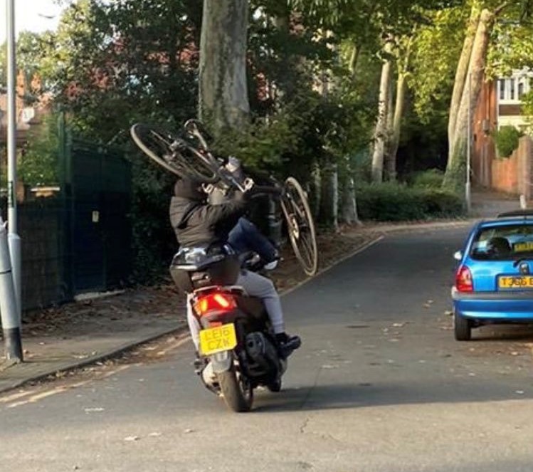 Richmond Park moped gang (Image credit: Barnes CC)