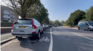 Richmond door zone cycle lane