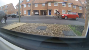 Driver rear-ends cyclist