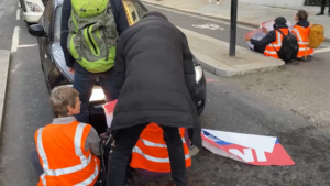 Insulate Britain bike lane