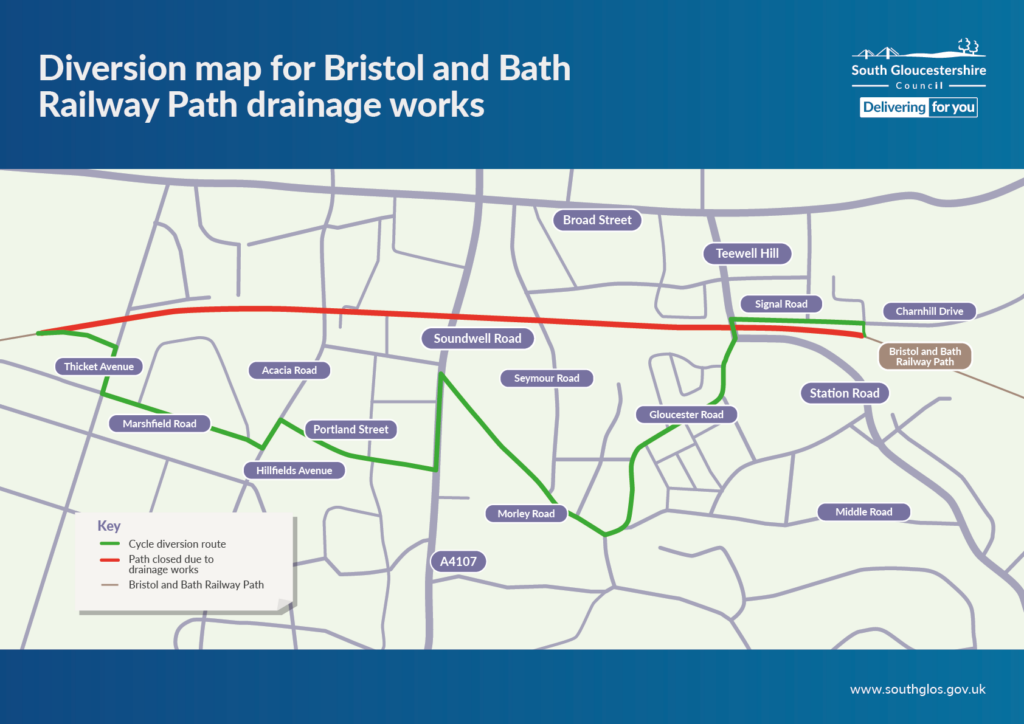 Bristol and Bath Railway Path diversion