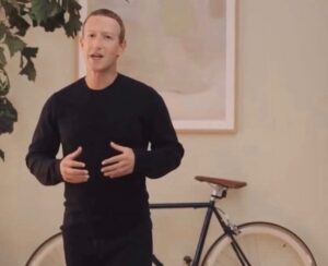 Mark Zuckerberg saddle