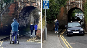 Keyhole Bridge before and after, Poole (via Cycling UK).PNG