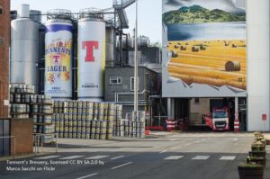 Tennent’s Brewery, licensed CC BY SA 2.0 by Marco Sacchi on Flickr