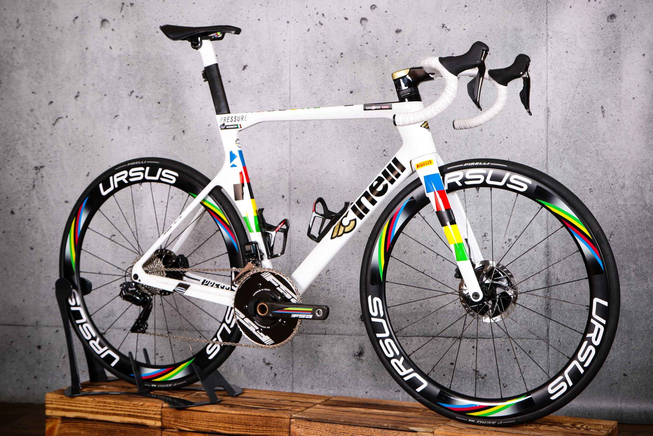 Bike at bedtime: Filippo Baroncini's World Championship Cinelli