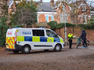 Police enforce ‘no cycling’ signs