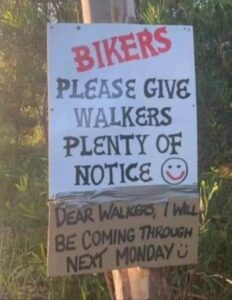 Cycling sign edited