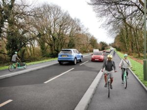 Whitelegg Way cycle lanes, Bournemouth