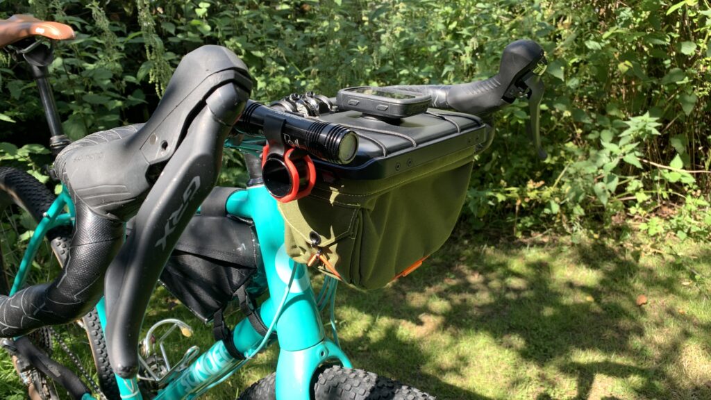 2022 Route Werks handlebar Bag – on bike front.jpg