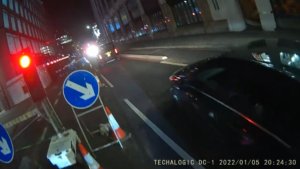 Cyclist spots five red light jumping drivers