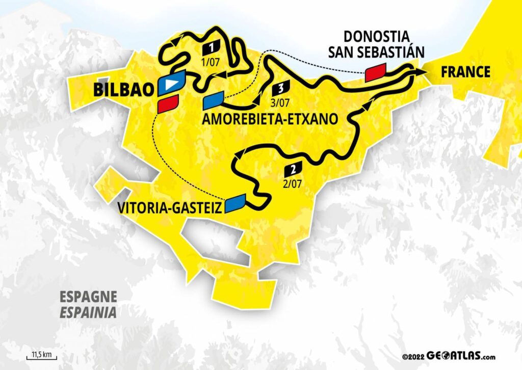 TdF 2023 Grand Depart overview