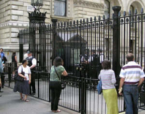 Downing Street gates