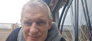 Jeremy Vine after penny farthing crash