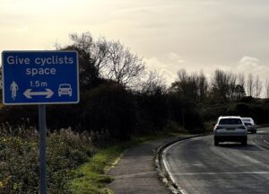 Links Road trial sign